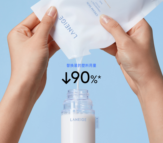 替换装的塑料用量