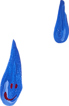 물방울 모양 일러스트 이미지