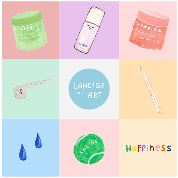 정사각형 퍼즐 모양의 9개 일러스트 이미지