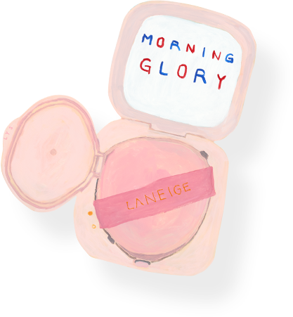 LANEIGE MORNING GLORY 상품 일러스트 이미지